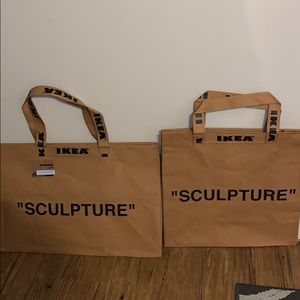 Virgil Abloh x IKEA Markerad “SCULPTURE” bag(s)